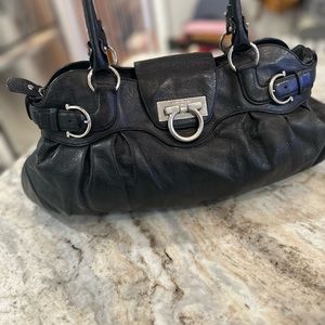 Beautiful Ferragamo leather black bag